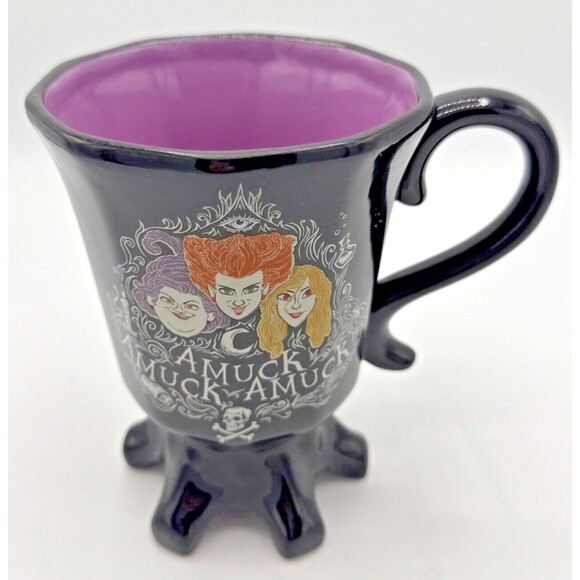 Disney Hocus Pocus Sanderson Sisters Hocus Pocus Amuck Sculpted Ceramic 20Oz Mug - Picture 2 of 11